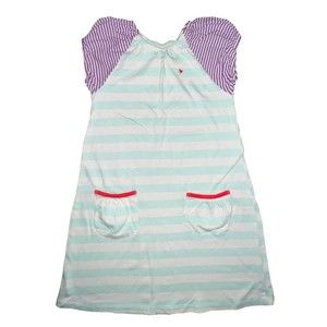 Pink Chicken Dusta Aqua and Violet Stripes Edie Dress Toddler & Girls Size 10Y